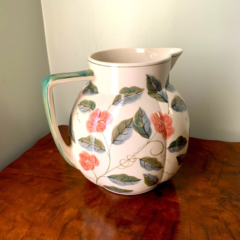Laura Ashley Floral Pitcher